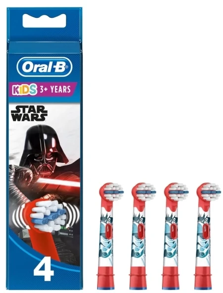 Oral-B Pro Kids 3+ Star Wars keičiamos šepetėlių galvutės K 4 vnt
