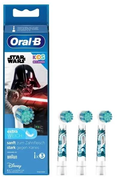 Oral-B Kids Heads Star Wars Replacement Dantų šepetėlis Head