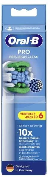 Oral-B Precision Clean 6 vienetų pakuotė