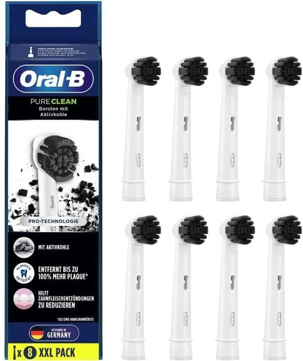 Oral-B Active Charcoal galvutės, 8 vnt. komplektas