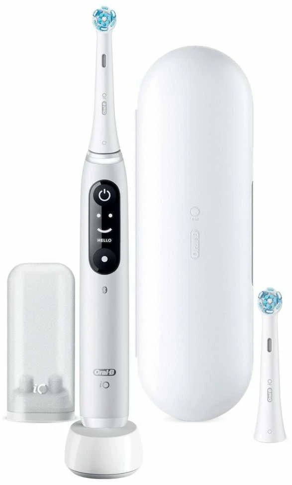 Elektrinis dantų šepetėlis Oral-B iO Series 6, Baltas