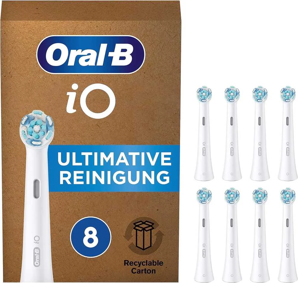 Dantų šepetėlių antgaliai Oral-B iO Ultimate Cleaning baltas 8 vnt