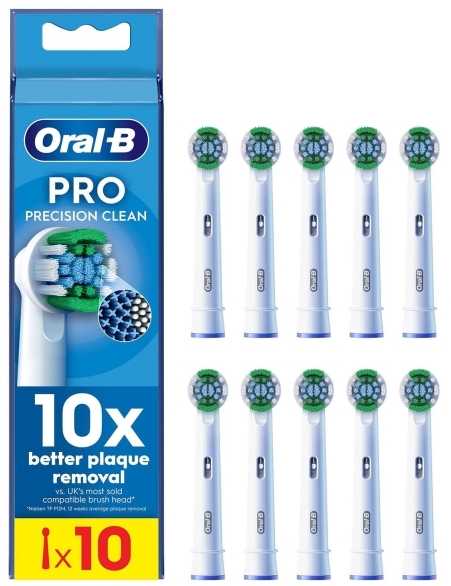Oral-B Pro Precision Clean Replacement dantų šepetėlių galvutės 10vnt