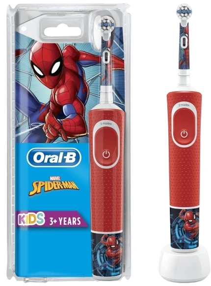 Elektrinis dantų šepetėlis ORAL-B BRAUN D100 SPIDERMAN