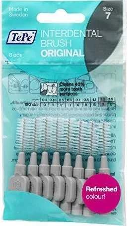 TePe Original Interdental 1,3 mm tarpdančių šepetėliai, 8 vnt.