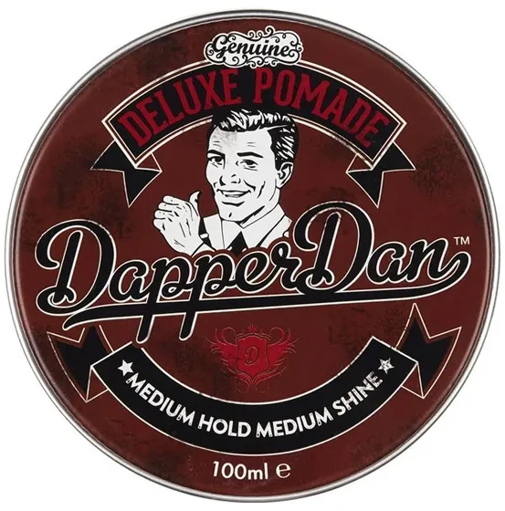Dapper Dan Deluxe Pomade vidutinės fiksacijos ir spindesio plaukų pomada, 100 ml