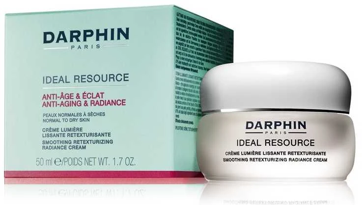 Darphin Ideal Resource Smoothing Retexturizing Radiance Kreminis atkuriamas veido kremas nuo raukšlių, 50 ml