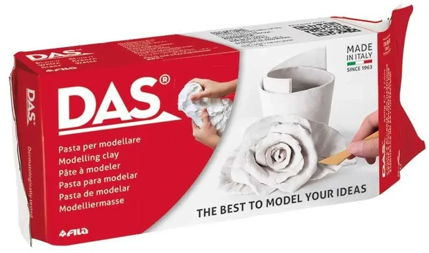 Modelinas DAS "Fila" 1kg baltas