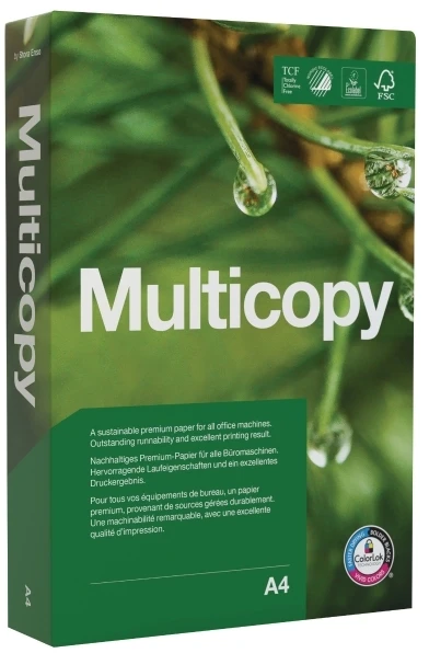 Daugiafunkcis popierius, MultiCopy Original, A4, 90 g, pakuotė iš 5 vnt. po 500 lapų