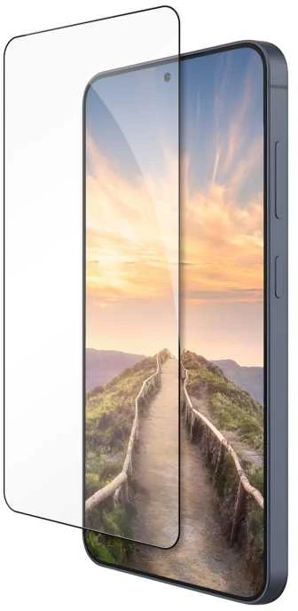 dbramante1928 eco-shield - Galaxy S26 - Juodas Edge, Samsung, Galaxy S26, Atsparus įbrėžimams, Permatomas, 1 vnt.