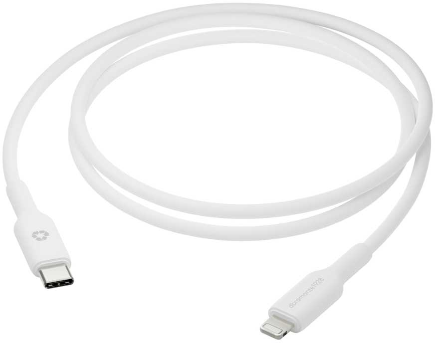 Kabelis USB dbramante re-charge USB-C do Lightning 1m Baltas (CB10CLWH7145)