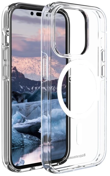 Dbramante1928 Dėklas dbramante 1928 Iceland Pro MagSafe skirtas Apple iPhone 14 Pro skaidrus