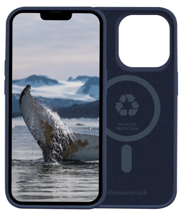 Dėklas Dbramante1928 dbramante Monaco - Silicone MagSafe Case for iPhone 14 Pro - Pacific Mėlyna