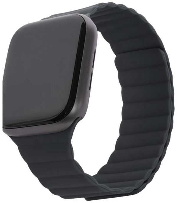 Decoded Dekoduotas Dekoduotas iššifruotas – „Apple Watch“ silikoninis dirželis, 42/44 mm (juodas)