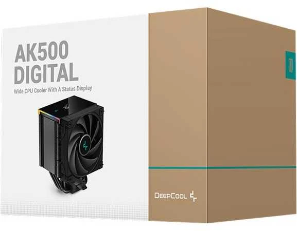 Deepcool AK500 Digital procesoriaus aušintuvo pakuotė