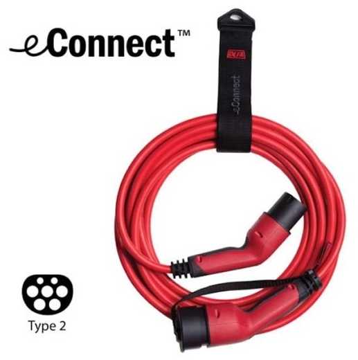 Įkroviklis Defa Kabelis ładujący eConnect Raudona Mode3 32A/3 fazy/Typ 2/7,5m