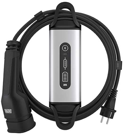 DEFA eMove 6A nešiojamas įkroviklis 230V, 6m kabeliui