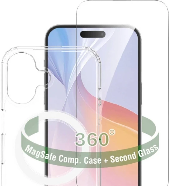 Dėklas „4smarts 4smarts 360° Premium“ apsaugos rinkinys, skirtas „Apple iPhone 16“