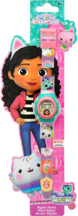 Skaitmeninis laikrodis Gabby's Dollhouse KiDS Licensing