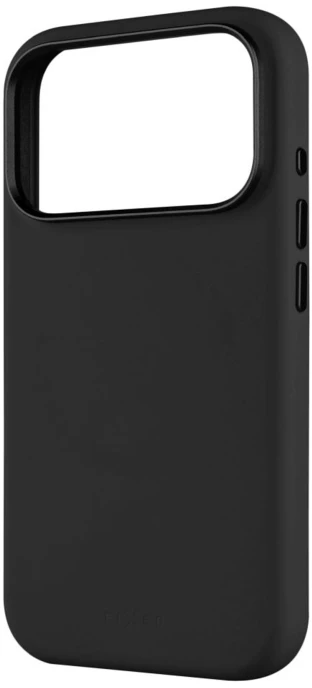 Dėklas Fixed Fiksuotas galinis dangtelis | Apple | iPhone 17 Pro | Skystas silikonas | Juodas | MagFlow