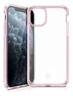 ITSkins HYBRID CLEAR dėklas iPhone 11 Pro/XS/X, rausvas/permatomas