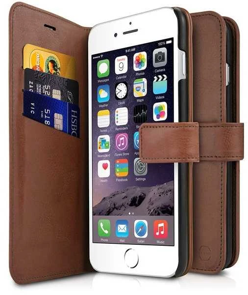 ITSKINS AP67-BOOKC-BROW, Piniginės dėklas, Apple, iPhone 6s, 11,9 cm (4,7"), Ruda