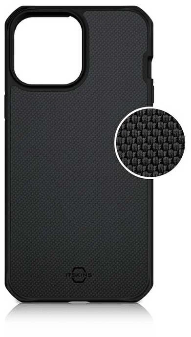 ITSKINS AP2M-HYBFS-BLCK, Dėklas, Apple, iPhone 13 Pro Max, 17 cm (6,68"), Juodas
