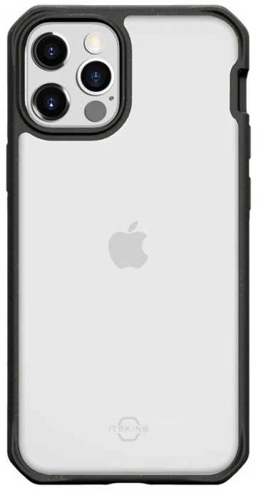 Dėklas ITSKINS ITFERONPUREIP1267BTR, iPhone 12 Pro Max, Juodas, Permatomas