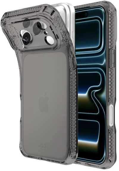 ITSKINS SPECTRUM CLEAR dėklas, skirtas „iPhone 17 Pro®“. Dūminis