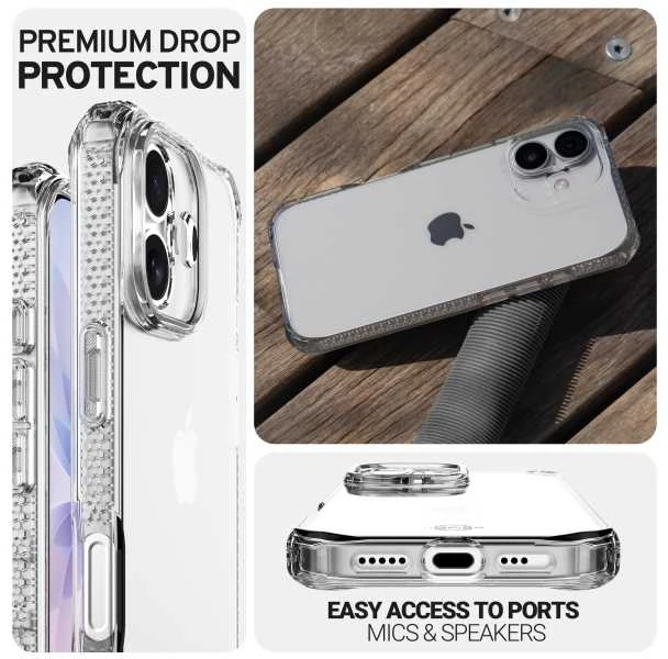 ITSKINS SPECTRUM CLEAR dėklas, skirtas iPhone 17®. Permatomas
