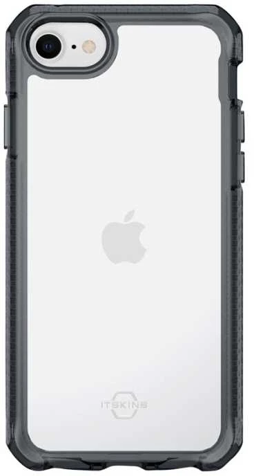 ITSKINS SupremeClear, Dėklas, Apple, iPhone 6/6S/7/8/SE (2020), 11,9 cm (4,7"), Juodas, Permatomas
