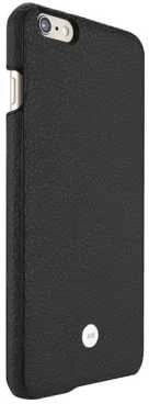 Just Mobile Quattro? Back - Exquisite Odinis dėklas for iPhone 6s - Juodas