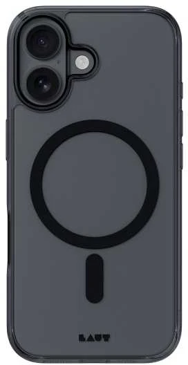 Laut Crystal Fluro dėklas skirtas Apple iPhone 17, Clear Juodas