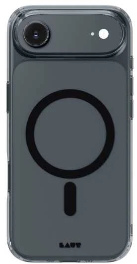 Dėklas Laut Crystal Fluro iPhone Air, Clear Juoda