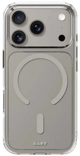 Dėklas Laut Crystal Fluro Apple iPhone 17 Pro Max, Clear Pilkas