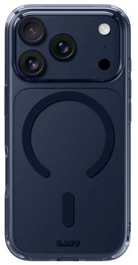 Dėklas „Laut Crystal Fluro Apple iPhone 17 Pro Max“, skaidrus, vidutinio skaidrumo