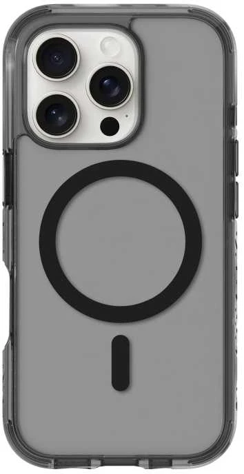 Laut Crystal Matter X MagSafe dėklas, skirtas iPhone 16 Pro – skaidrus juodas