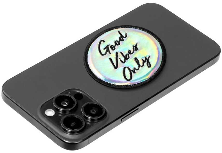 Dėklas Laut LAUT MAGMOJI BADGE Good Vibes Only compatible with MagSafe
