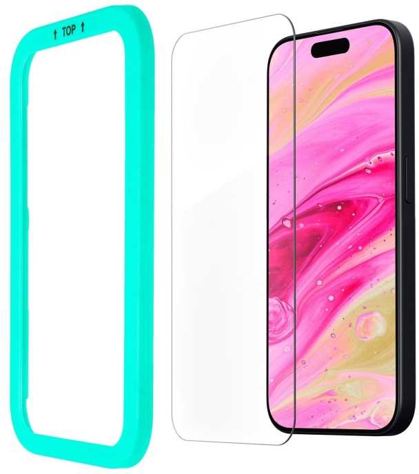 Skaidri „LAUT PRIME GLASS“ ekrano apsauga, skirta „iPhone 16 Pro“