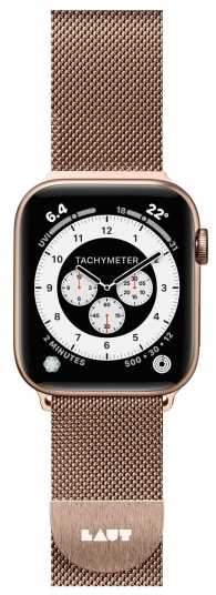 LAUT plieno kilpa Apple laikrodžio dirželis 38/40/ 41 mm - auksinis