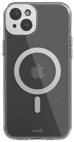 Dėklas Moshi iGlaze for iPhone 15 - Lunar Sidabrinis