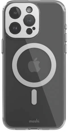 Dėklas Moshi iGlaze for iPhone 15 Pro - Lunar Sidabrinis