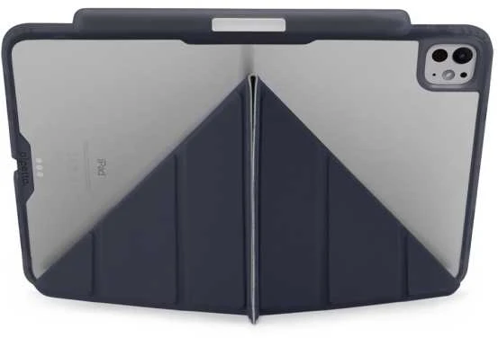 Pipetto Origami No3 Pieštukas dėklas, tamsiai mėlynos spalvos – Apple iPad Pro 13 (2024,2025)