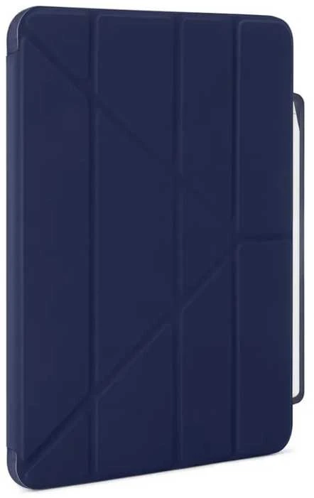 Pipetto Origami No3 Pieštukas dėklas, tamsiai mėlynos spalvos – iPad Air 10.9″ (2022/2020)/11″ 2024/2025/2026