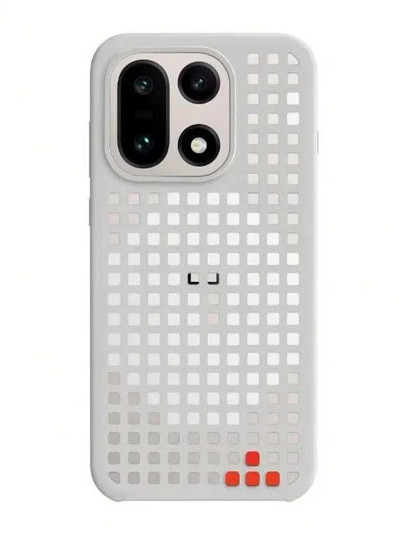 Dėklas OnePlus Magnetinis dangtelis su skylėmis, skirtas 15 5G, pilkas