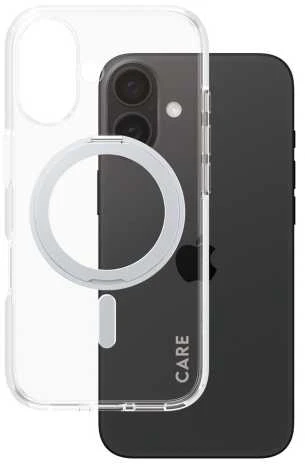 Panzer Glass CARE by PanzerGlass Feature Kickstand Apple iPhone 16 6.1" sidabrinis/sidabrinis MagSafe 1325
