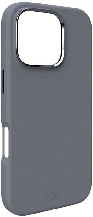 Puro Icon Mag Pro MagSafe silikoninis dėklas iPhone 16 Pro Max – pilkos spalvos telefono dėklas