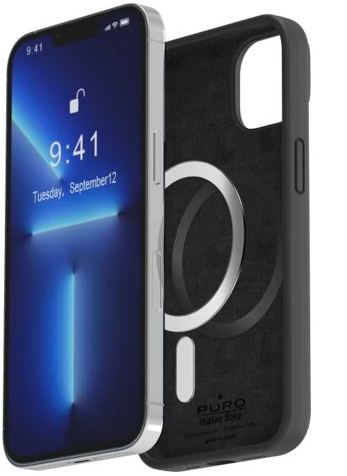 SBS Dėklas PURO skirtas iPhone 14 Pro Max, magsafe, juodas / IPC14P67ICONMAGBLK