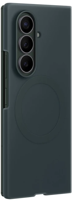 Dėklas EF976CGE Silicone Magnet Samsung Galaxy Fold 8 Ultra, Žalias