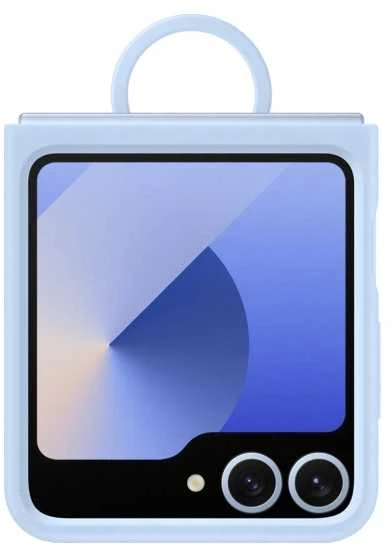 Samsung Galaxy Flip6/Flip7 FE Silikoninis dėklas with Ring Mėlyna